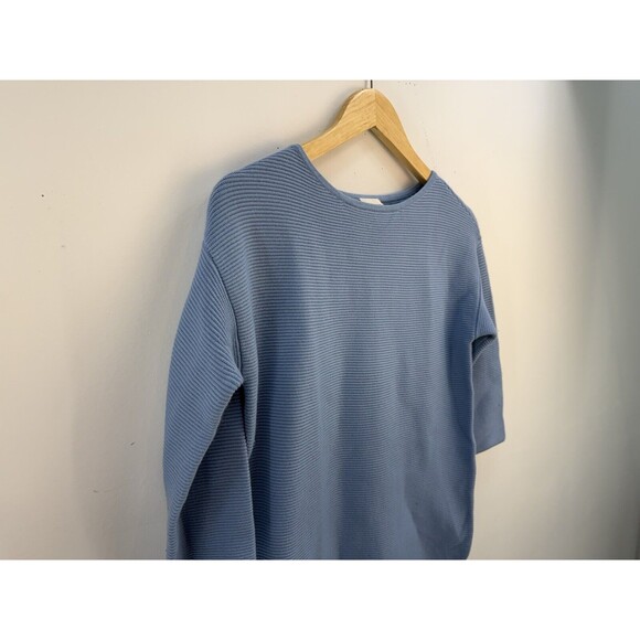 Chico's Sweaters - Chico's Size 0 (XS) Sweater Knit Top Blue 3/4 Sleeve Round Neck
